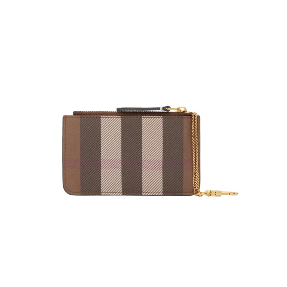 BURBERRY Kelbrook
Exaggerated Check Canvas Card
Case with Key Ring